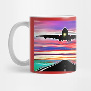 Airplane Taking Off Mug